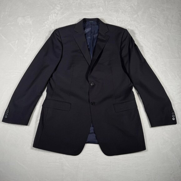Z Zegna City Blazer Men Size US 42L EU 52L Striped 100% Wool Double Vented Italy